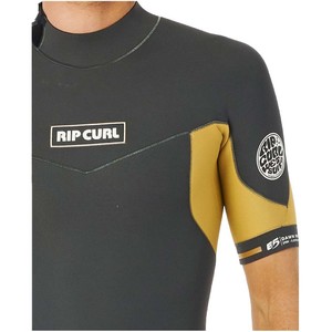 2022 Rip Curl Mens Dawn Patrol 2mm Back Zip Shorty Wetsuit WSP9AM - Mustard